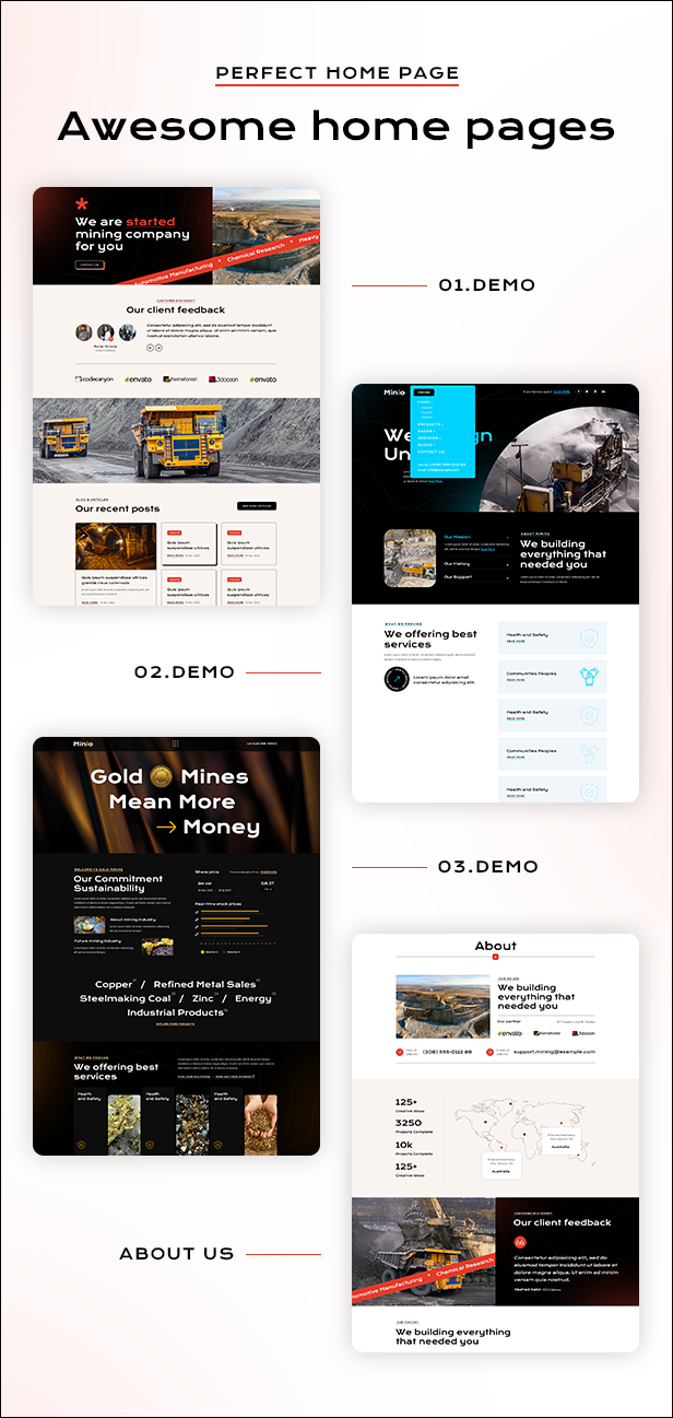 Mining & Industry WordPress Theme